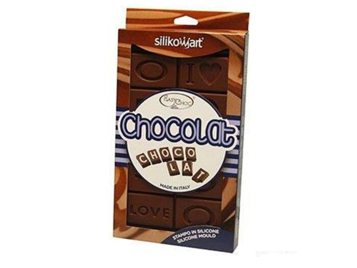 Silikomart Silikon-Schokoladenform I Love Chocolat